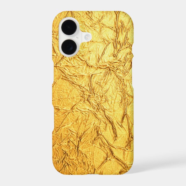 Luxury Gold Rich Elegant Metallic Crinkle Pattern (Back)