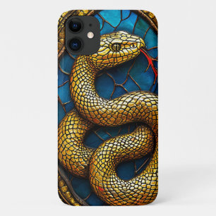Luxury Gold Snake Chic Exotic Anima iPhone 11 Case