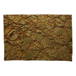 Luxury Gold Texture: 3D Elegance Pillowcase