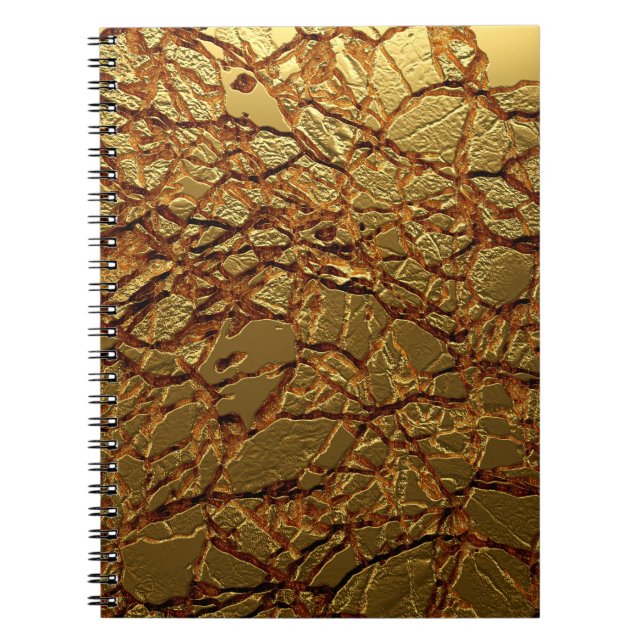 Luxury gold texture. notebook (Front)