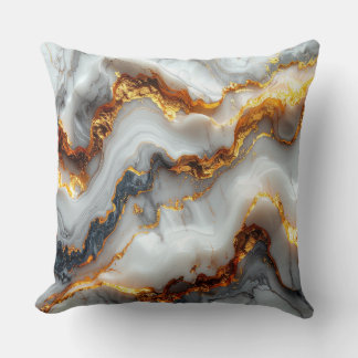 Luxury Gold Vein Marble Pillow