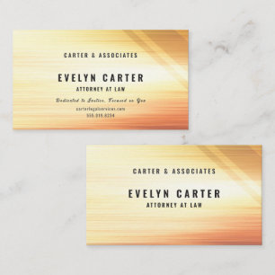 Luxury Gold Woodgrain Attorney Law Firm-type2 Business Card