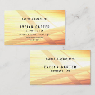 Luxury Gold Woodgrain Attorney Law Firm-type4 Business Card