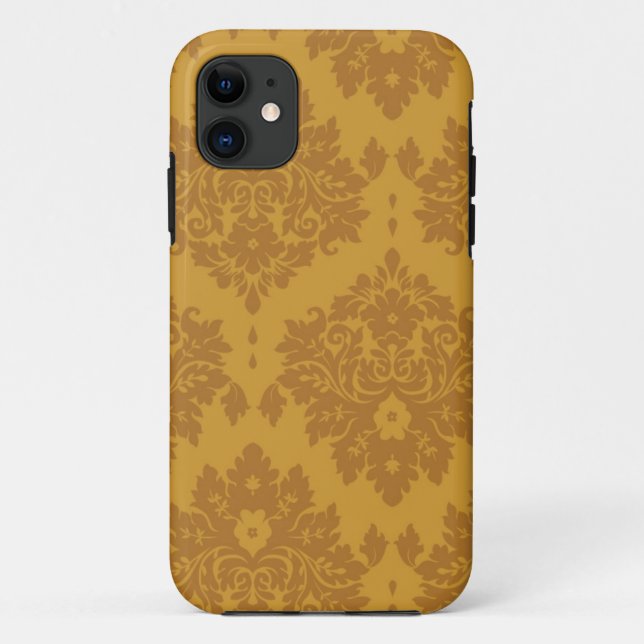 Luxury Golden Damask Case-Mate iPhone Case (Back)
