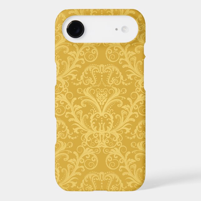 Luxury Golden Floral Wallpaper Case-Mate iPhone Case (Back)