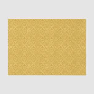 Luxury Golden Floral Wallpaper Tissue Paper