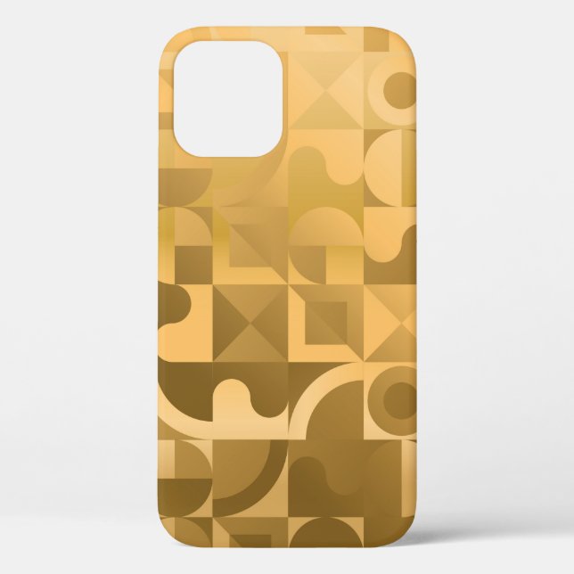Luxury golden geometric seamless pattern Case-Mate iPhone case (Back)