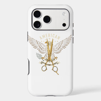 Luxury Golden Scissors Eagle - iPhone 17 Pro max