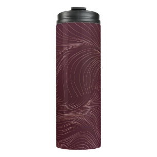 Luxury golden wallpaper. Art Deco Pattern. Vintage Thermal Tumbler