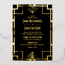 Luxury Great Gatsby Art Deco Wedding