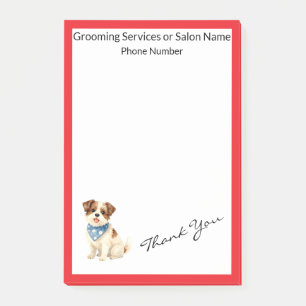 Luxury Grooming Dog Personalized Trendy Collection Post-it Notes