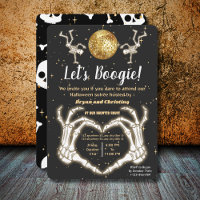 Luxury Halloween Dance Skeletons Disco Ball Party