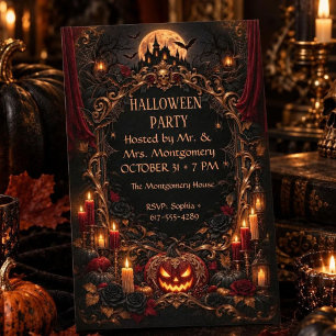 Luxury Halloween Party Invitation