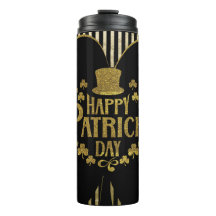 Luxury Happy St. Patrick's Day, Shamrock Tumbler