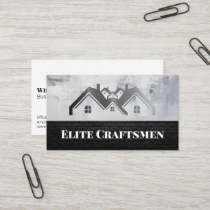 Luxury Homes Logo   Real Estate Business Card