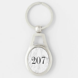 Luxury hotel room number white marble stone design key ring