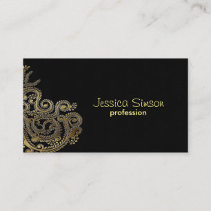 Luxury In Gold Business Card