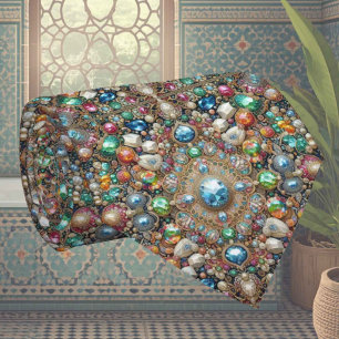 Luxury Indian Designer Rug Faux Silk Neck Tie