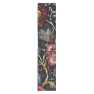 Luxury Indian Floral Vintage Royal Short Table Runner