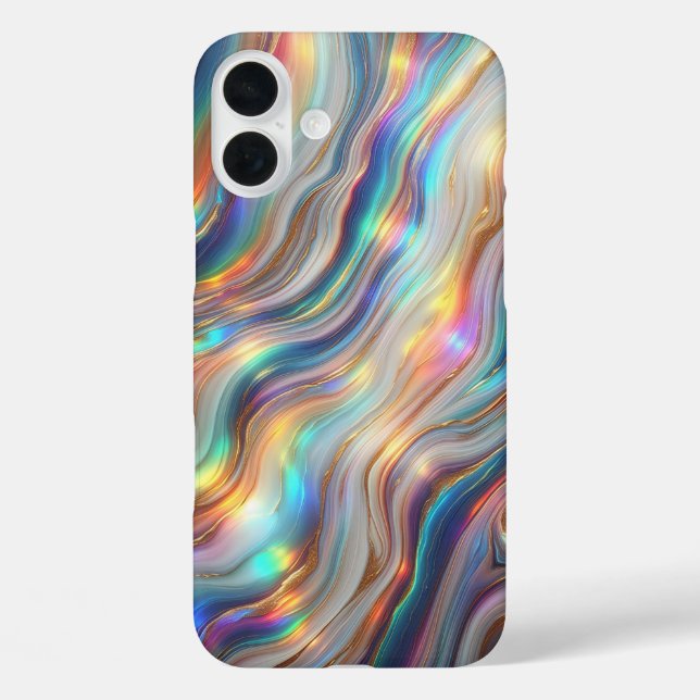 Luxury Iridescent Rainbow Agate Phone Case - Magic (Back)