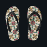 Luxury Kid's Thongs<br><div class="desc">Luxury Pattern Created by @nurpleart on Instagram.</div>
