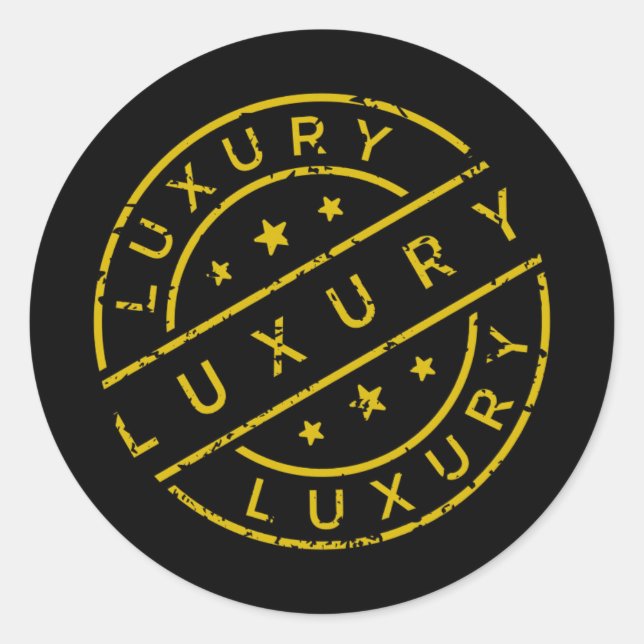 Luxury Label Stickers (Front)