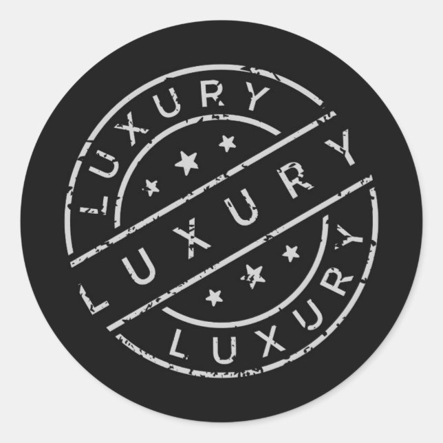 Luxury Label Stickers (Front)