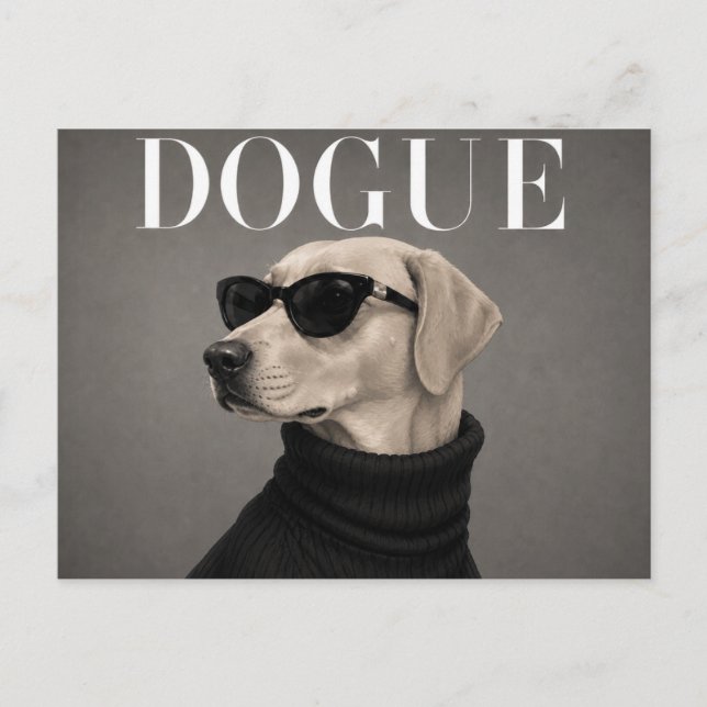 Luxury Labrador Retriever Postcard (Front)