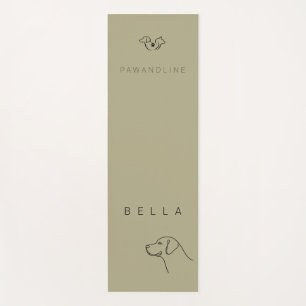 Luxury Labrador Yoga Mat Personalised Name