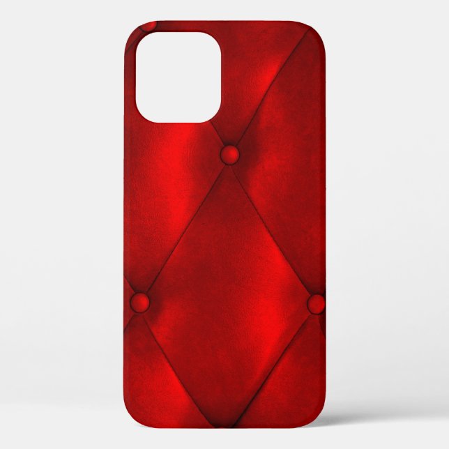 Luxury leather button chair texture Case-Mate iPhone case (Back)