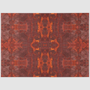 Luxury Leather Golden Brown Textured Pattern Tissue Paper