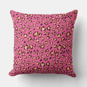 Luxury leopard cushion