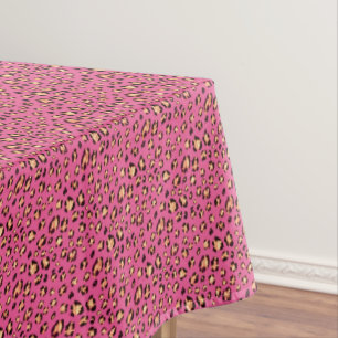 Luxury leopard tablecloth