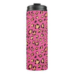 Luxury leopard thermal tumbler