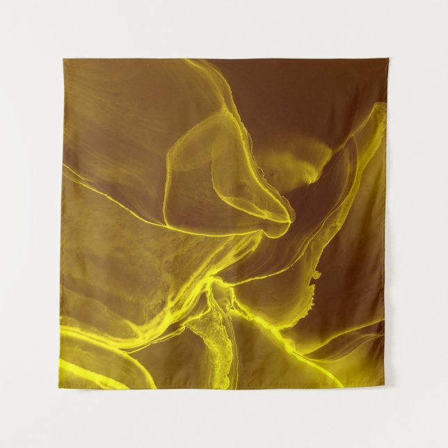 Luxury light particle falling background shiny eff tapestry (Front)
