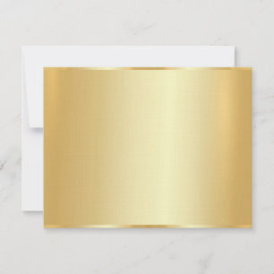 Luxury Linen Faux Gold Blank Template Elegant