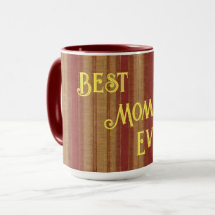 Luxury Linen Popular Burgundy Gold Collection Mug