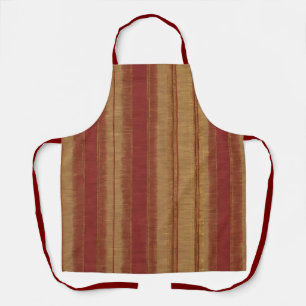 Luxury Linen Popular Burgundy Gold Colletion Apron