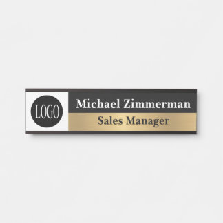Luxury Logo Office Door Sign