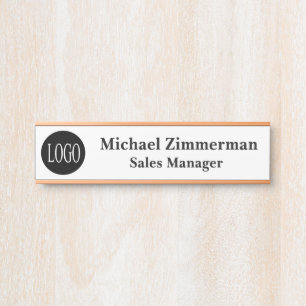 Luxury Logo Office Door Sign