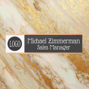 Luxury Logo Office Door Sign