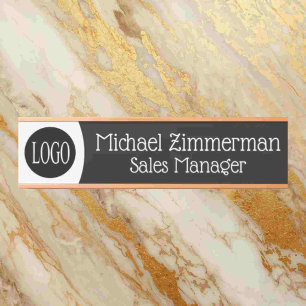 Luxury Logo Office Door Sign