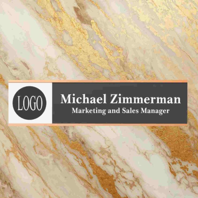 Luxury Logo Office Door Sign (Creator Uploaded)