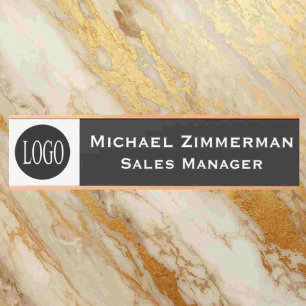 Luxury Logo Office Door Sign