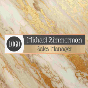 Luxury Logo Office Door Sign