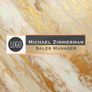Luxury Logo Office Door Sign