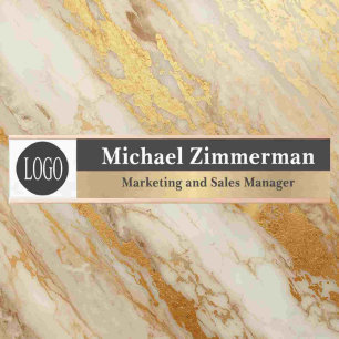 Luxury Long Name Logo Office Door Sign