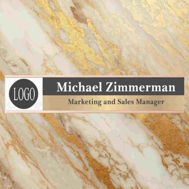Luxury Long Name Logo Office Door Sign (Creator Uploaded)