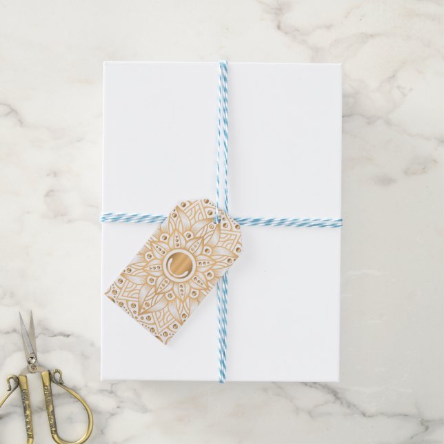 Luxury Mandala 11 Gift Tags (With Twine)