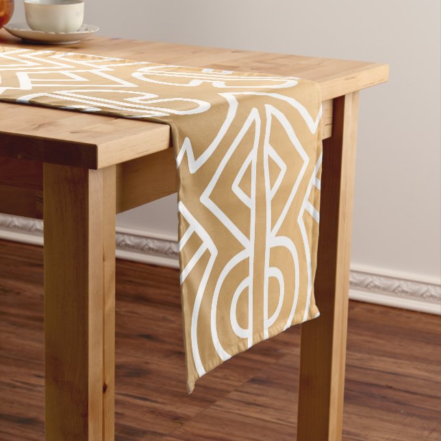 Luxury Mandala 33 Short Table Runner (In Situ)